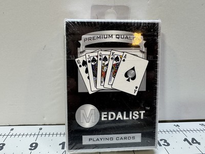 Medalists Premium Silver Playing Cards Deck Brand New & Sealed