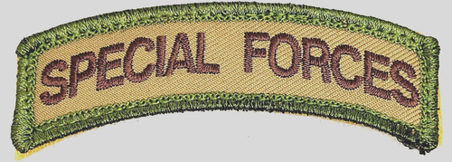 Special Forces Embroidered Rocker Tab Arc Patch Multi Cam Desert HOOK ...