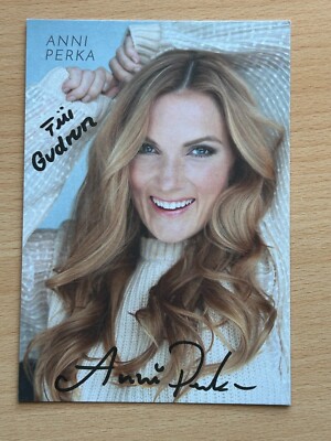 Anni Perka Autogrammkarte original signiert #S1153