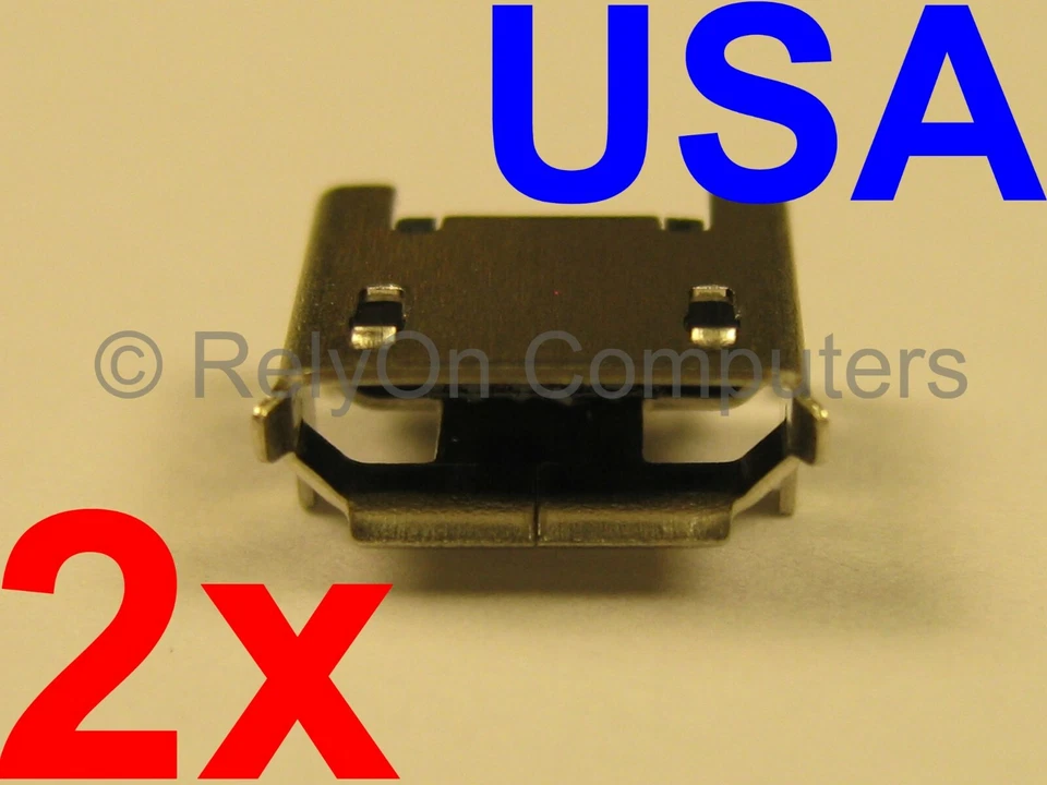 2x Lot of Micro USB Charging Port for Altec Lansing Jacket H20 4 IMW449 Speaker