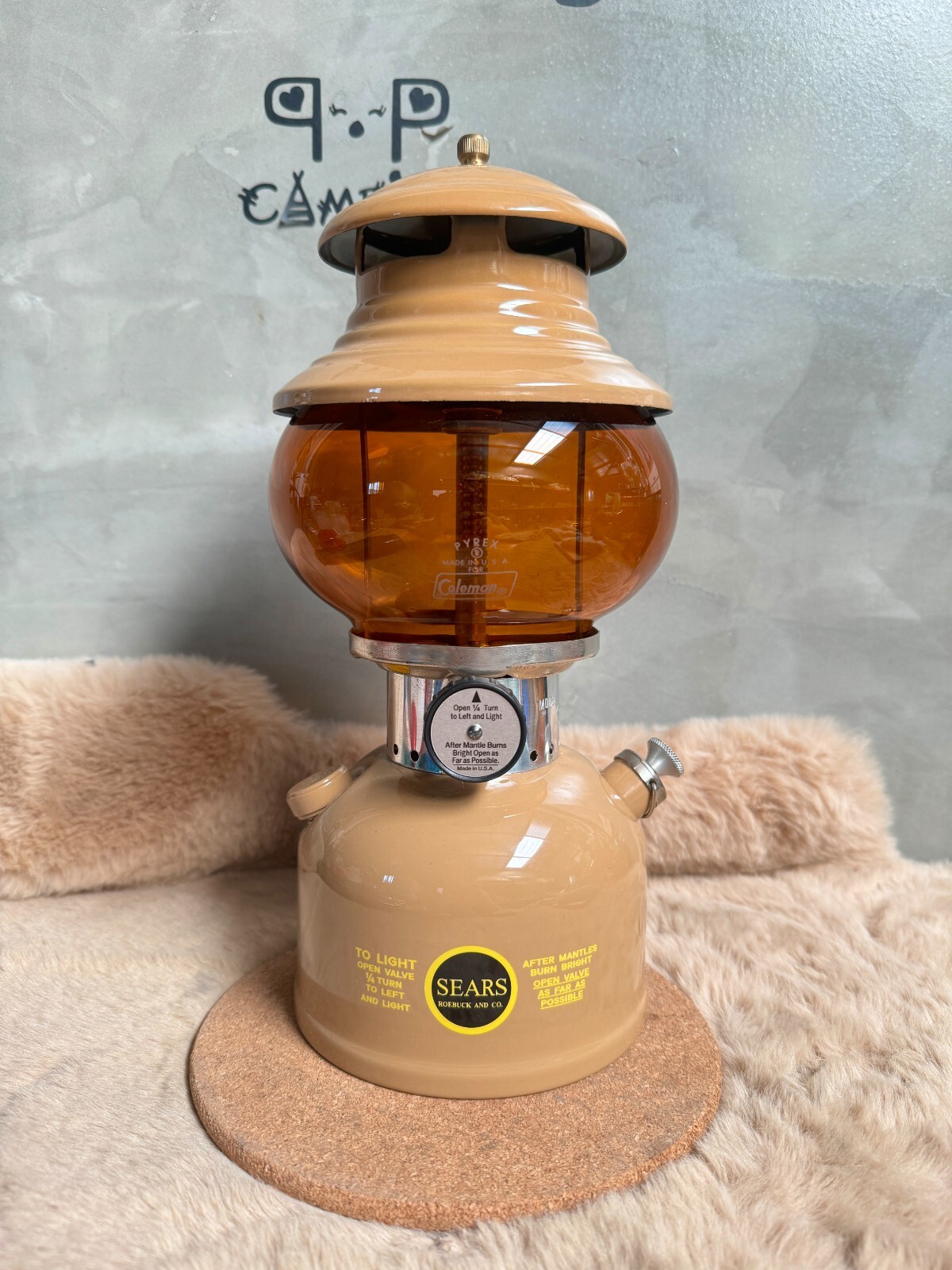 Coleman Lantern Amber Glass Globe Replacement For Coleman 200A