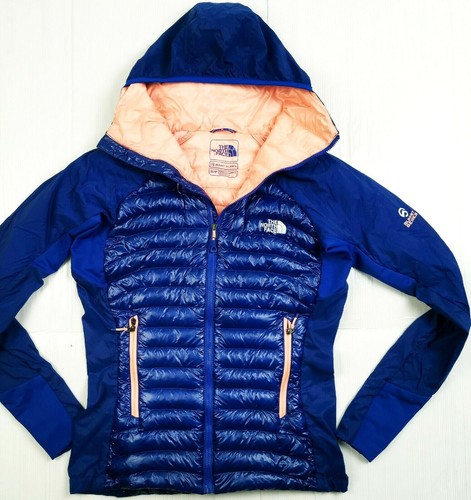 SPORTS DOWN HOOD PUFFER BLUE JACKET S 