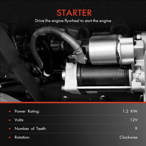 New Starter Motor for Honda Fit 2015-2020 L4 1.5L Petrol DOHC 1.2kW 12V CW 9T - 第 2/8 張圖片