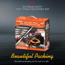 Nylon Heavy Duty Tow Strap Recovery Strap With Hooks 3 X 30ft - 35000 Lbs B... Nylon Heavy Duty Tow Strap Recovery Strap With Hooks 3 X 30ft - 35000 Lbs B...