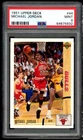 Michael Jordan Card 1991-92 Upper Deck #44 PSA 9