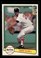1982 Donruss Baseball #452 Mark Clear 