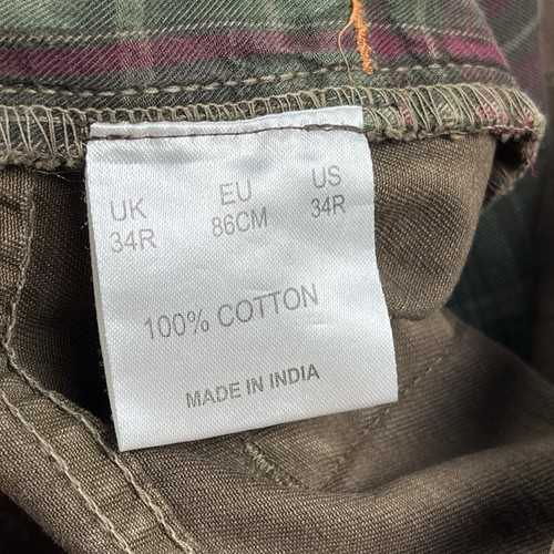 JOE BROWNS Men's Brown 100% Cotton Trousers 34R (W36 x L28) - Picture 12 of 12