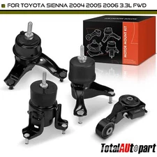 New 4x Engine Motor & Transmission Mount for Toyota Sienna 2004-2006 V6 3.3L FWD