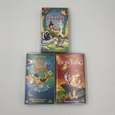 Disney Classics VHS Bundle X3