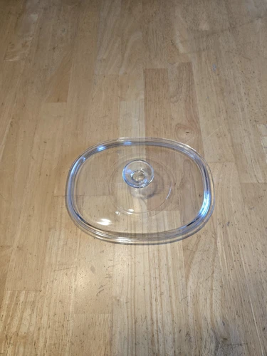 Vintage Pyrex F12C Glass Oval 1.5 qt Casserole Lid Only Replacement Glassware