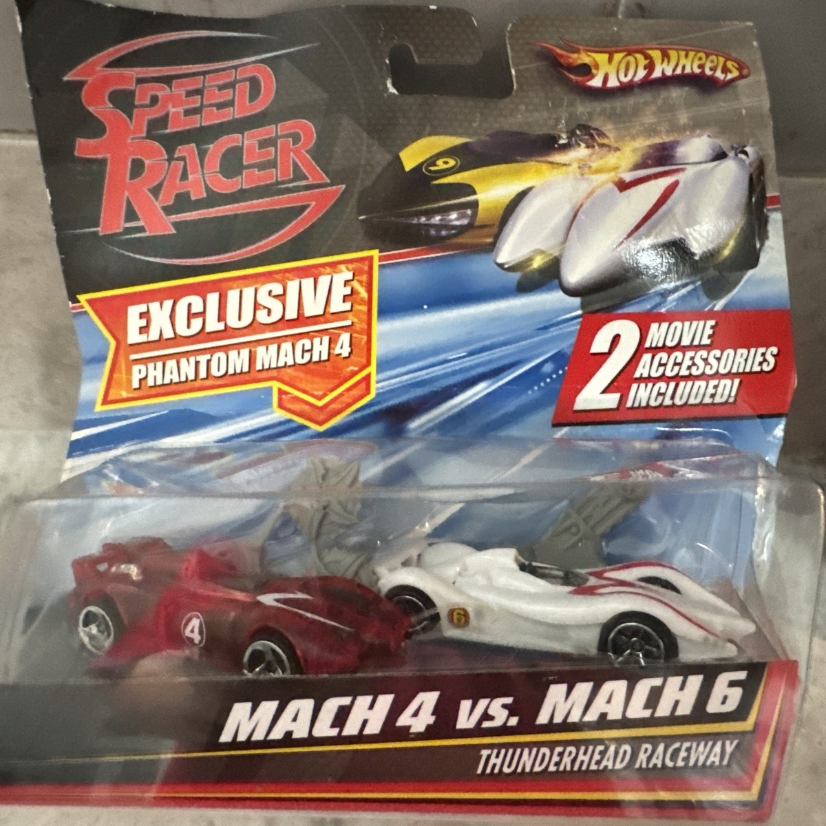 Hot Wheels Speed Racer GRX VS Mach 6 2-pack Cars Movie Accessories