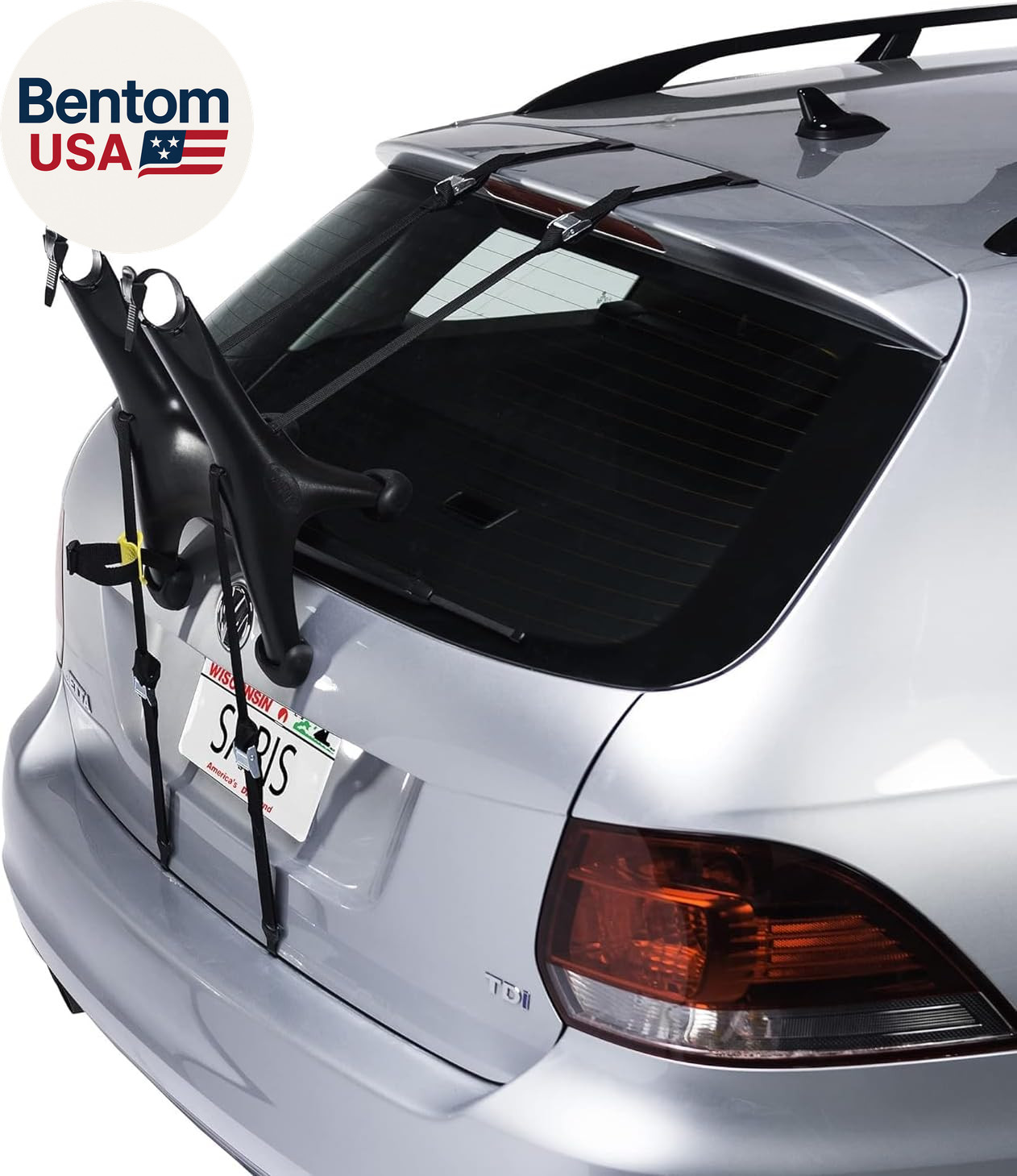 Solo Bike Rack &ndash; Trunk Mount, 1-Bike Carrier for Cars & Suvs &ndash; Lightweight, Comp