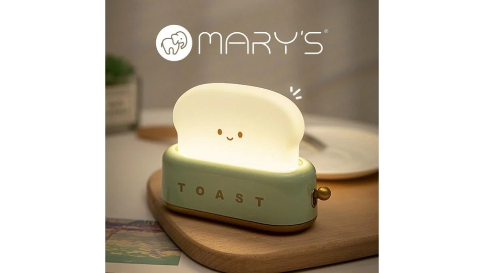 5905036207209 MARYS LAMPES DE NUIT LED TOSTER VERT ECO LIGHT - Photo 1/1