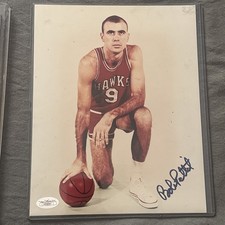 BOB PETTIT AUTOGRAPHED SIGNED 8X10 PHOTO JSA AUTHENTICATION