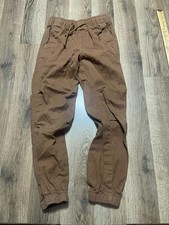 H M Pants, Youth Boy's Size 8, Brown, Jogger Pants, Tie Waist