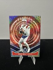 2025 PANINI PHOENIX FOOTBALL #7 PARAGON DRAKE MAYE SILVER MOJO /75 PATRIOTS