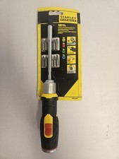 Stanley FatMax Ratchet Skrew Driver Bit Set 12 Pcs New
