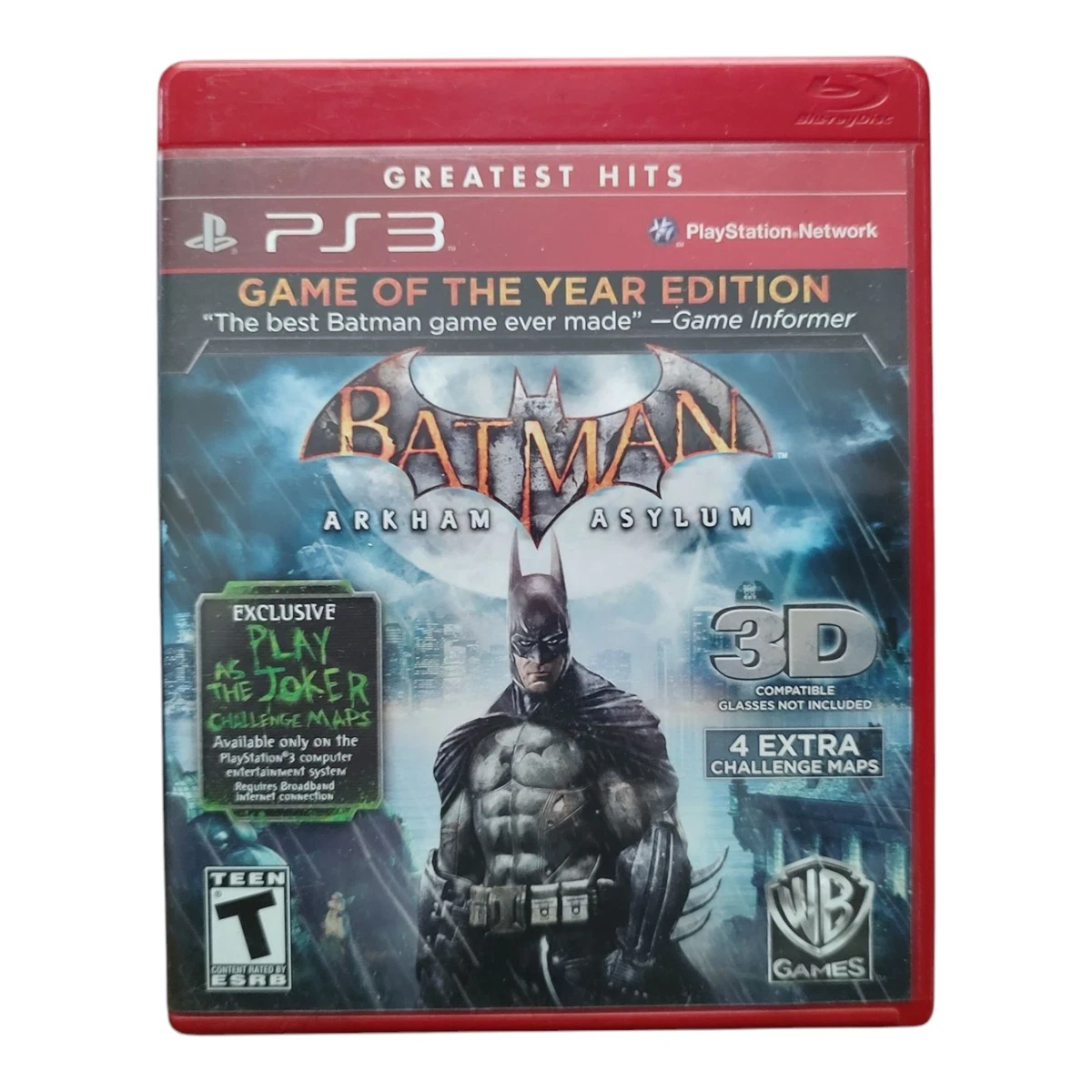 BATMAN ARKHAM ASYLUM PS3 PLAYSTATION 3 completo Pal Eur sony EUR 9,40 - ES