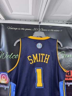 RARE Authentic adidas J.R. Smith #1 Nuggets ALTERNATE NBA