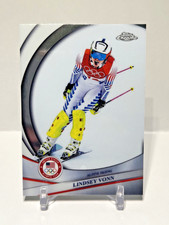2026 Topps Chrome Olympics Lindsey Vonn - USA Alpine Skiing #196 Red White Blue