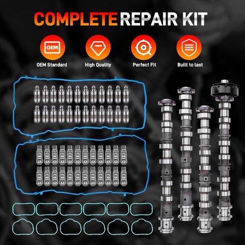 Camshafts Rockers Lifters Kit For Chrysler 200 300 Dodge Ram 3.6L V6 Pentastar - Foto 7 di 7