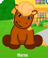Webkinz Classic Horse - hm103 - Retired! - Virtual Adoption Code Only