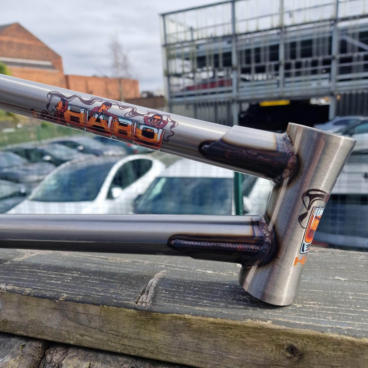 Haro CK V3 Chad Kerley Signature BMX Frame Gloss Raw 20.5