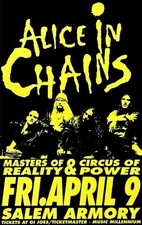 Alice In Chains 1993 Tour Poster, Poster No Frame, Poster Home Art Decor