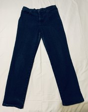 Women's Gloria Vanderbilt Amanda Classic Dark-Wash Mid Rise Blue Jeans, size 14