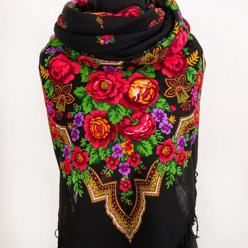 Russian Beauty PAVLOVO POSAD SHAWL Павловопосадский Платок Русская Красавица - Image 4 of 4