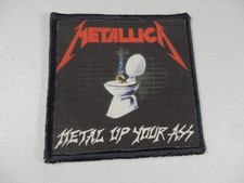 Metallica American Heavy Metal Band Metal Up Your A Album Logo Patch BIS