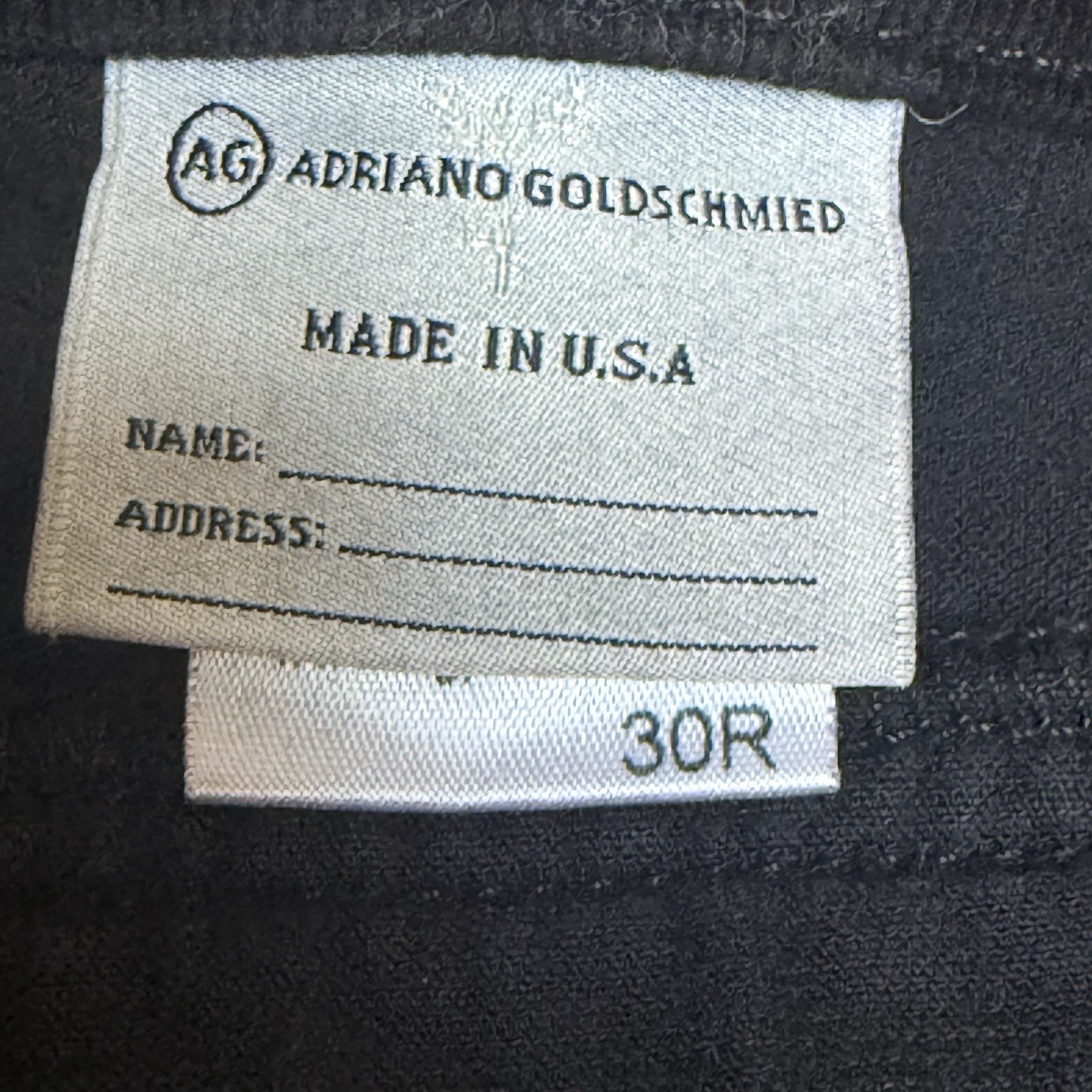AG Adriano Goldschmied Black Jeans Sz 27 Stevie Mid Rise Slim Straight Corduroy thumbnail 8