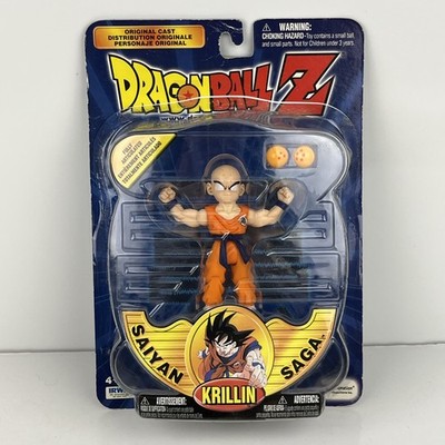 Dragon Ball Z Saiyan Saga, Krillin Action Figure 2000 Irwin Toy Figure. New 