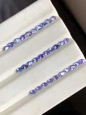 Faceted Blue Tanzanite Pear Loose Gemstone, Natural Eye Clean 3x4 MM Stone