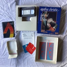 VTG 80s Agatha Christie VCR Mystery Sleuth Game You Solve VHS Murder Case Group