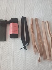 Set Of 4 Victoria's Secret Adjustable Replacement Bra Straps Black,Nude,Beige...