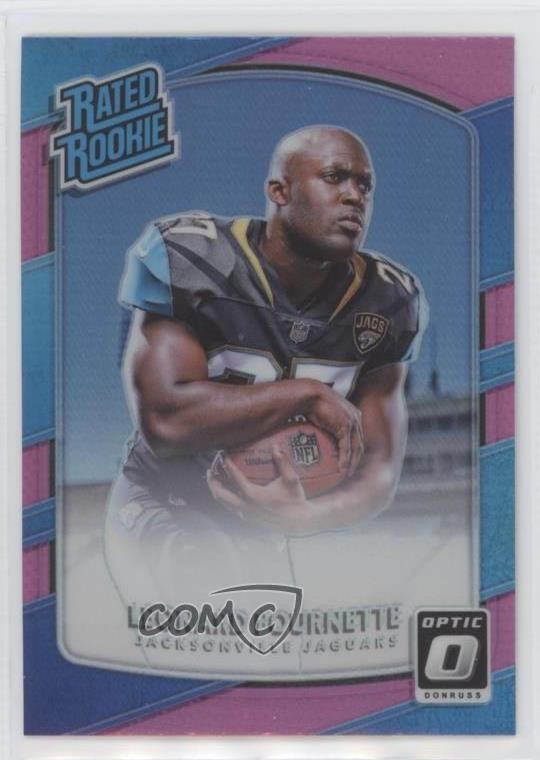 2017 Donruss Optic Rated Rookie Pink Prizm Leonard Fournette #169 Rookie RC gl2
