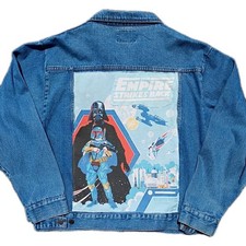 Vtg 70s AOP Star Wars Darth Vader Upcycle x 9...