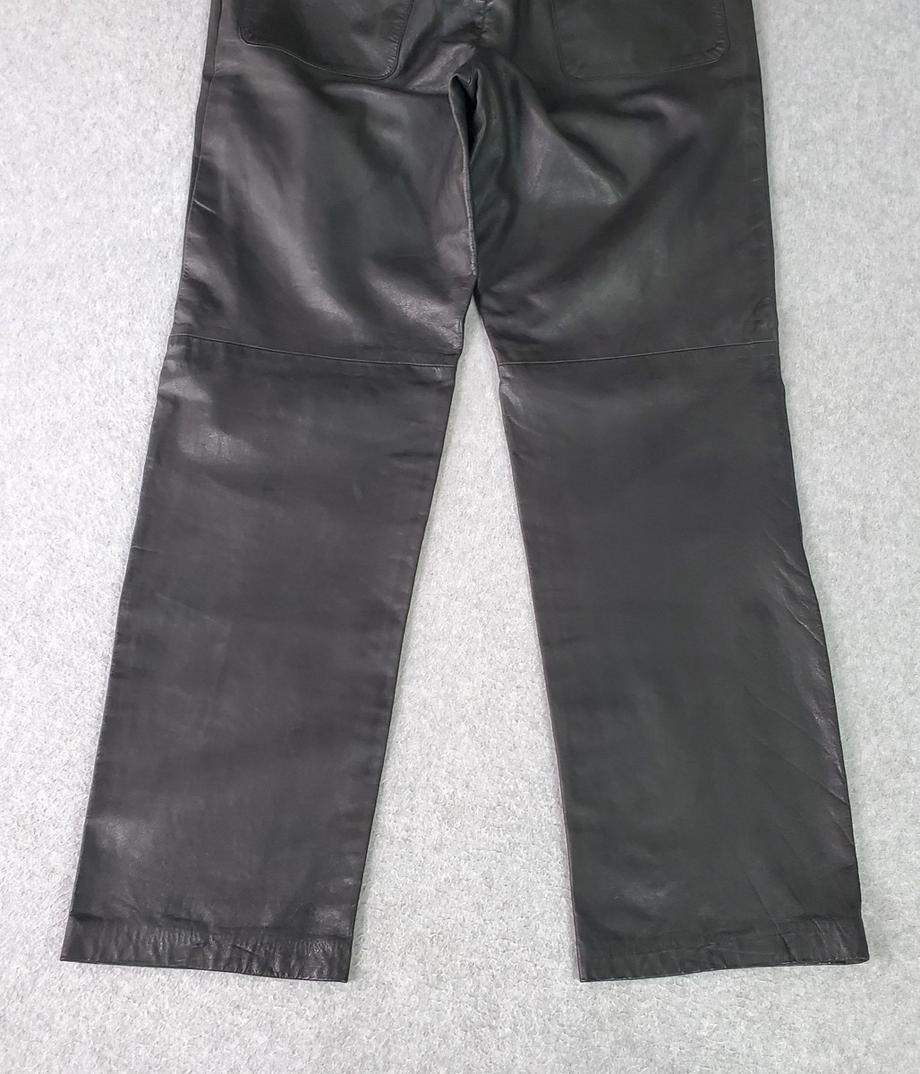 Vintage Versus Gianni Versace Leather Pants Fits 32x29 (Tag Sz 34