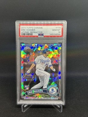 2011 Topps Chrome Eric Hosmer Atomic Refractor PSA 10 #/225 Kansas City Royals