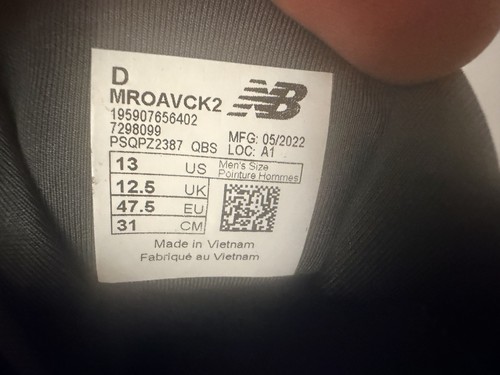 New Balance Herren Fresh Foam Roav Schwarz Weiß Größe 13 Schuhe Laufen Gehen - Bild 9 von 11