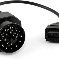 Obd2 Female to 20pin Extension Convert Adapter OBD1 to OBD II Cable 11 Inch