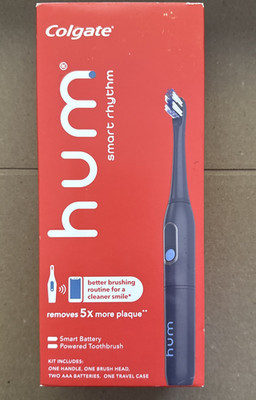 Colgate Hum Smart Rhythm Removes 5X MORE PLAQUE Black.