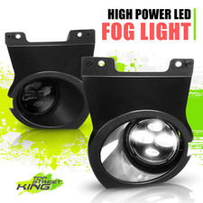 Full Led Projector Fog Lights Wbezelswitch For Ford F150 09-14 Smoked Pair