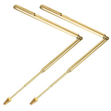 2Pcs Dowsing Rods Retractable Divining Rods Portable Pen Stainless Steel Shape L