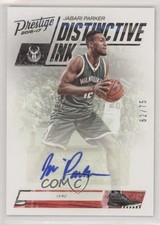 2016 Panini Prestige Distinctive Ink Signatures 62/75 Jabari Parker #7 Auto fm0