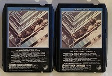 The Beatles 1967-1970 Part 1 2-1973 Apple 8-Track Tapes Play Tested Working