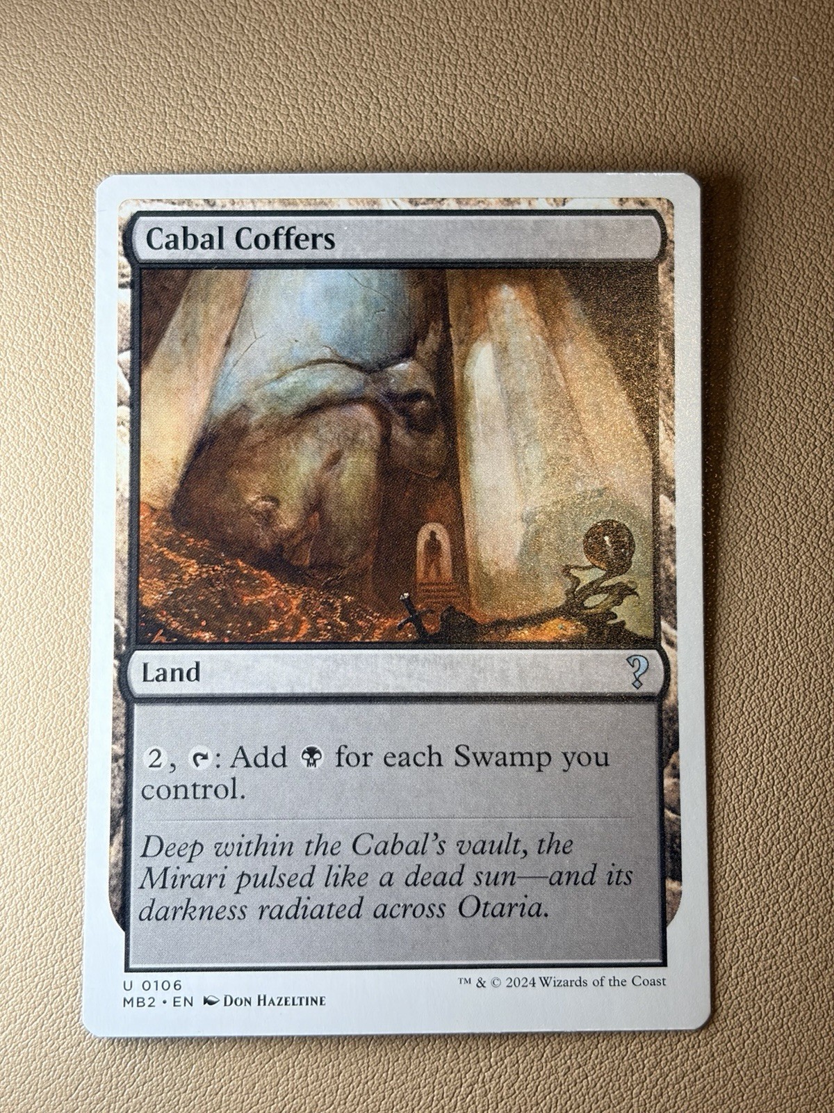 cabal coffers - English - MTG Mystery booster 2 - MB2