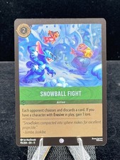 Disney Lorcana-Winterspell-Snowball Fight- 95-Cold Foil-M/NM
