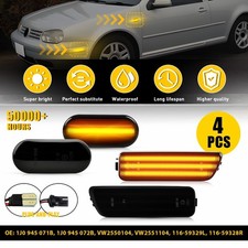 4x Front Led Side Maker Light Fit Vw Mkiv Golf Mk4 Gtir32 Gen4 Jetta Cabrio Eot 4x Front Led Side Maker Light Fit Vw Mkiv Golf Mk4 Gtir32 Gen4 Jetta Cabrio Eot